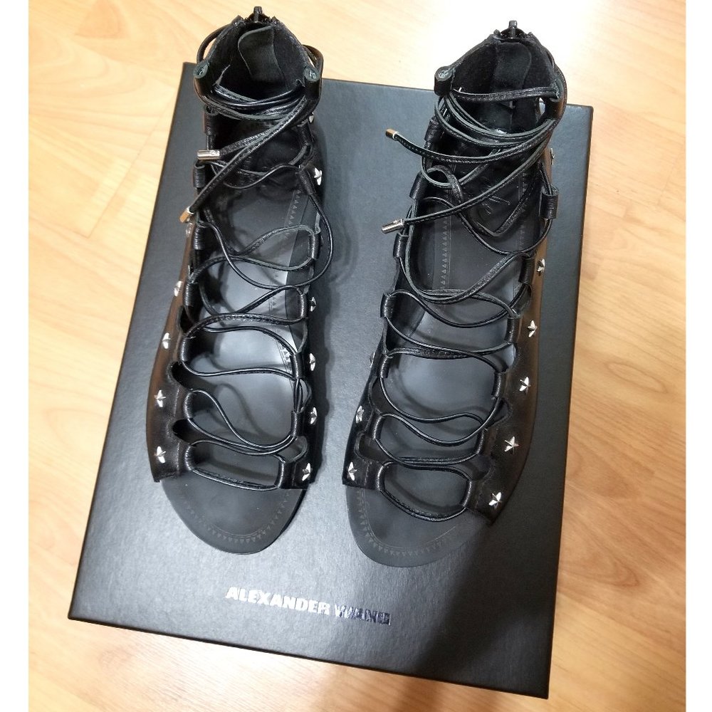 Star Studded Lace Up Sandal 6